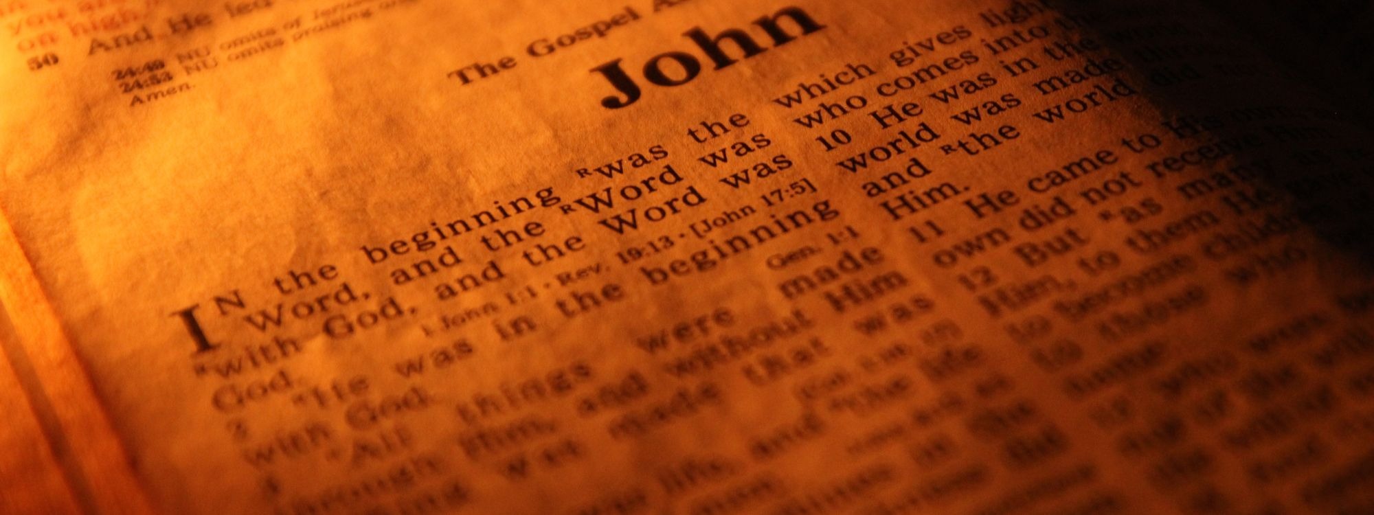 Current Preaching Series*John's Gospel*33% center