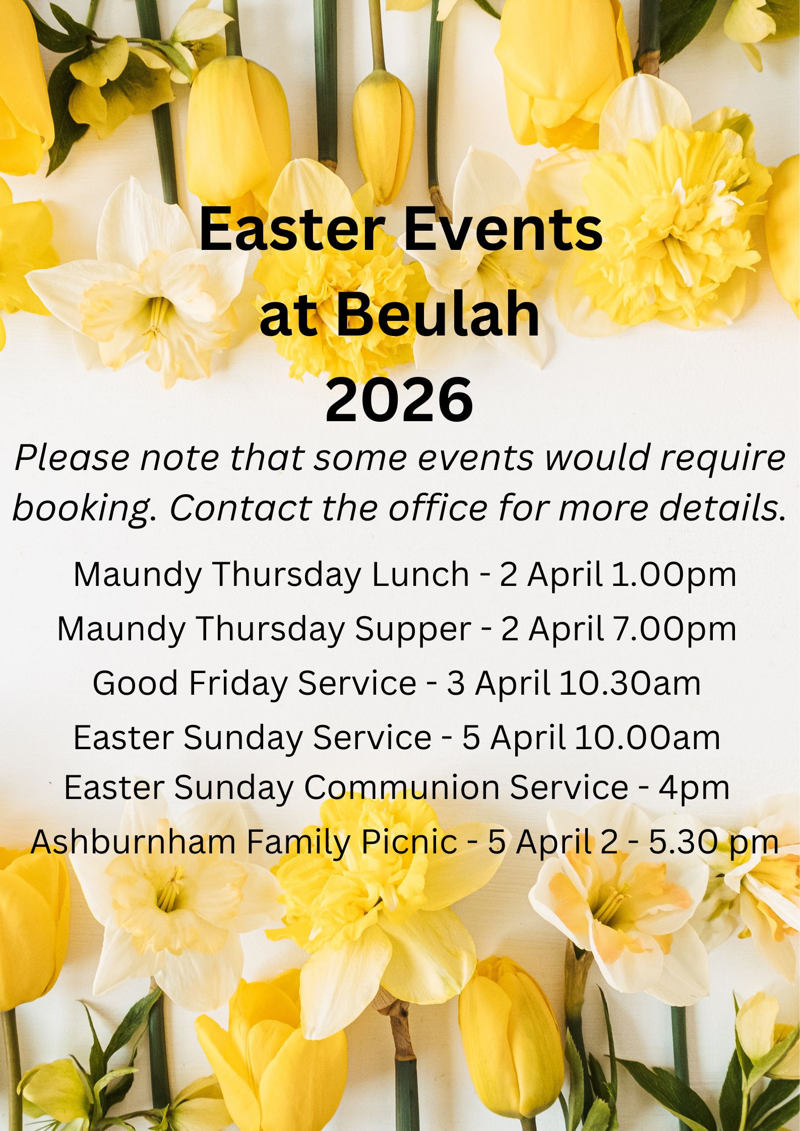 Easter 2026 website