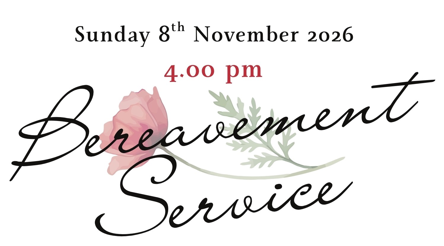 Bereavement service 2026 Event